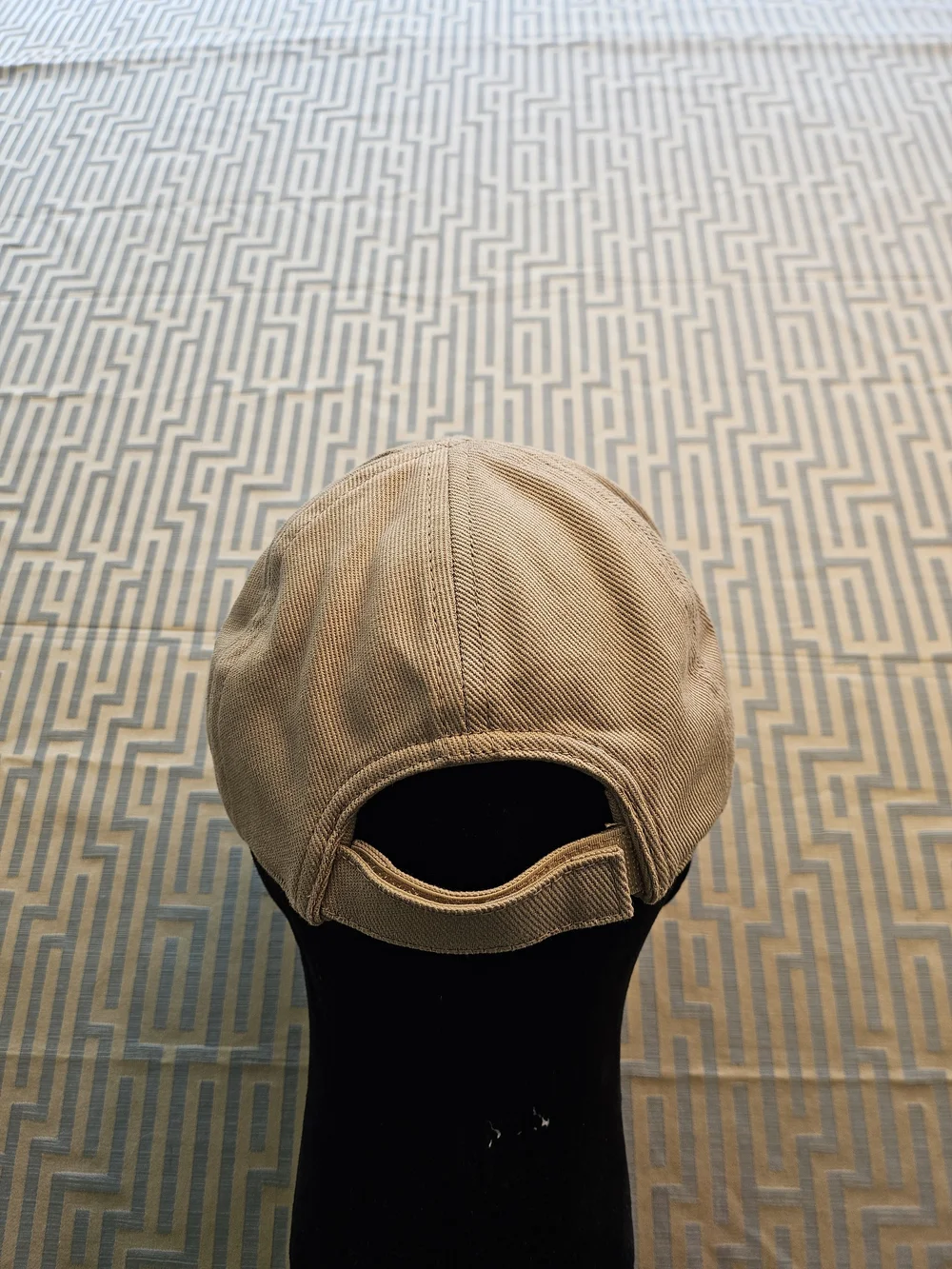 Prada Milano Beige Baseball Cap